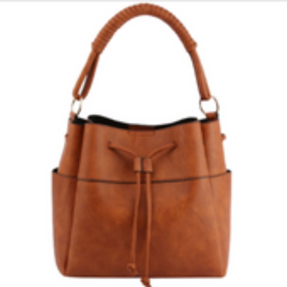 Fashion Drawstring Shoulder Bag Hobo - Picture 3 of 3